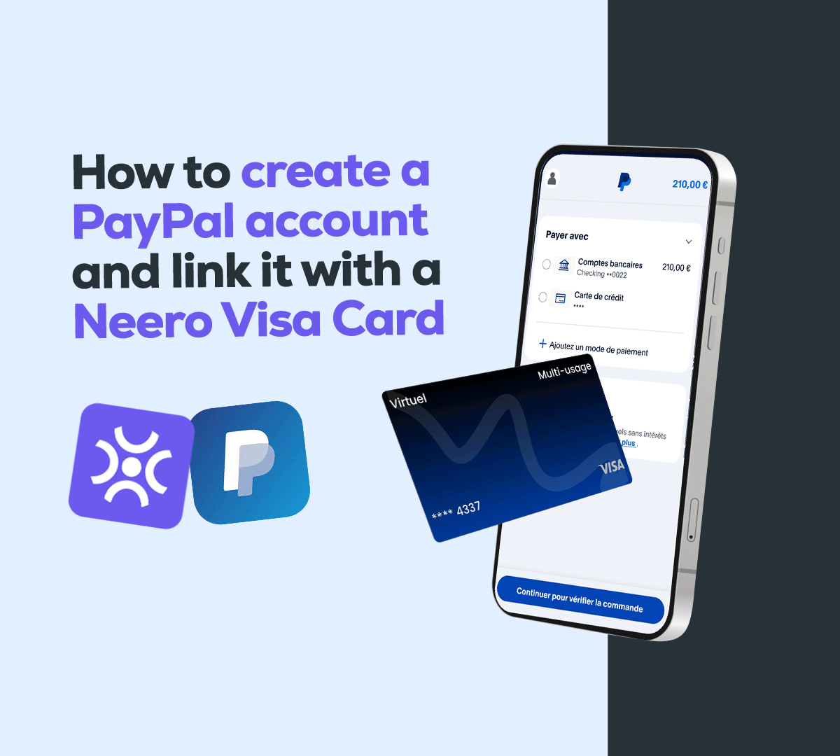 link paypal to neero